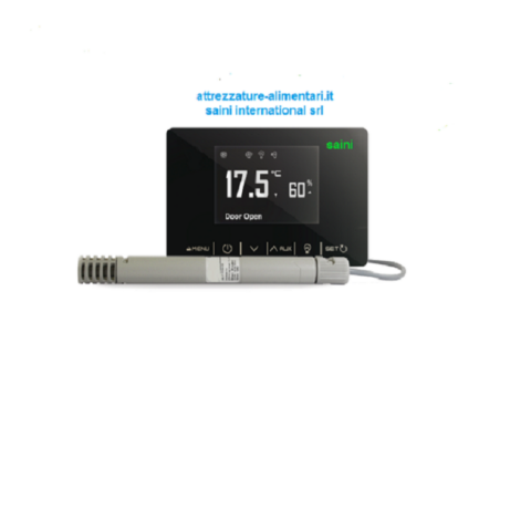 Kit Centralina e Sonda per Impianto Armadio Asciugatura Stagionatura Stagionatore Stagionello salumi formaggi e Frollatura Carni