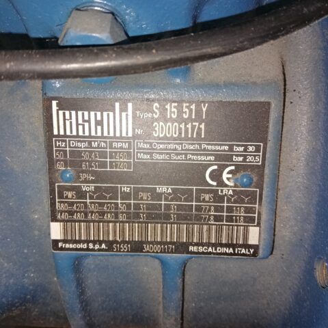 Compressore Frigorifero Frascold S1551Y usato