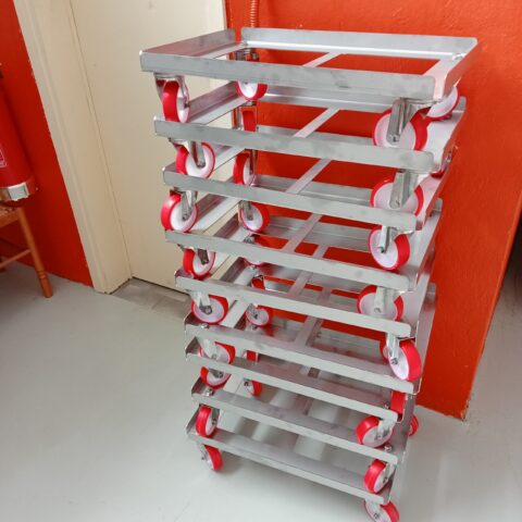Carrello Carrelli per cassette rosse per Carni Euro E2