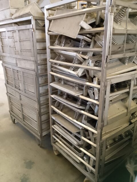 Stampi Alimentari per Cotti usati tipo PANCETTONE pz 100   *** VENDUTI ***