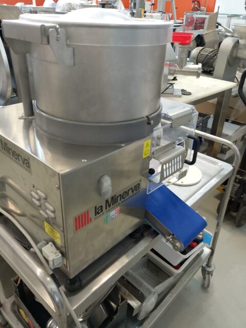 Hamburgatrice usata MINERVA OMEGA C-E653 con 2 stampi
